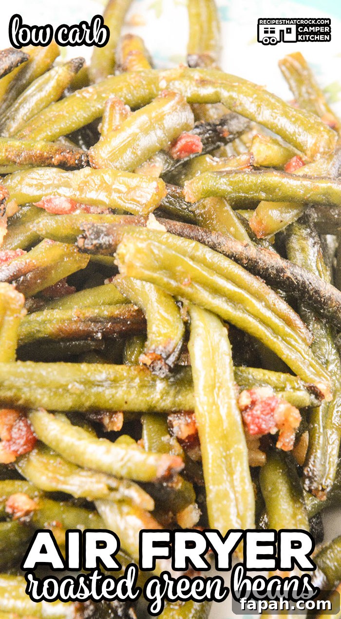 Air Fryer Roasted Green Beans