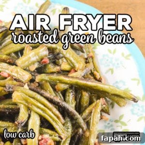 Air Fryer Roasted Green Beans