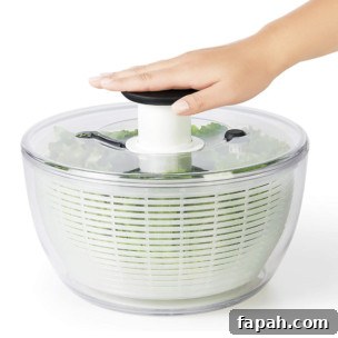 oxo salad spinner.