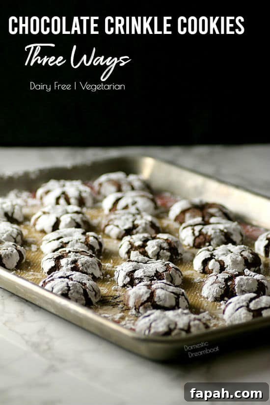 Three Chocolate Crinkle Cookie Recipes: Classic, Mint, and Espresso 6 img 2354 9