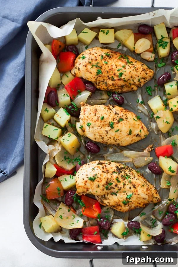 60 Delicious Whole30 Recipes for Every Meal and Snack 22 baked chicken breast on a baking sheet