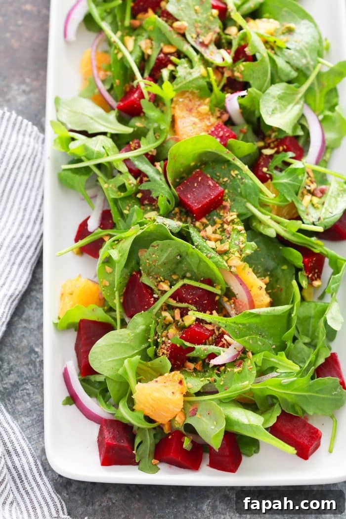 60 Delicious Whole30 Recipes for Every Meal and Snack 39 overhead view of arugula salad
