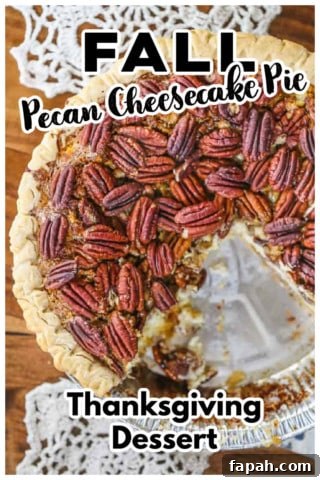 Brown Sugar Pecan Cheesecake Pie