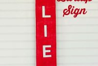 DIY Burlap and Wood Believe Sign: Rustic Home Decor Project