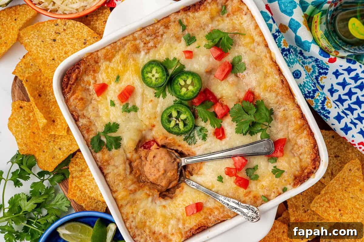 cream cheese bean dip