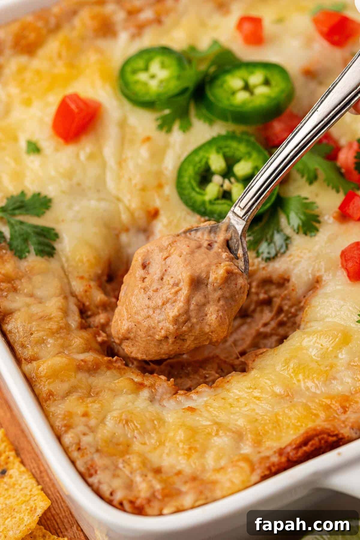 cream cheese bean dip