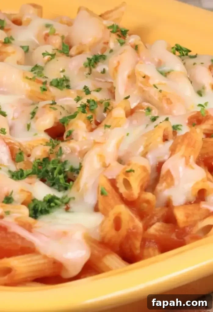 Maggiano’s Taylor Street Baked Ziti Recipe — Classic Italian Casserole 3 Ingredients for baked ziti