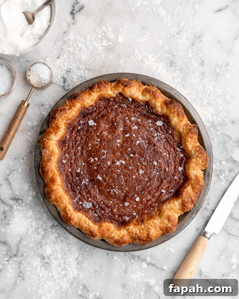 Rich and creamy French Canadian Sugar Pie