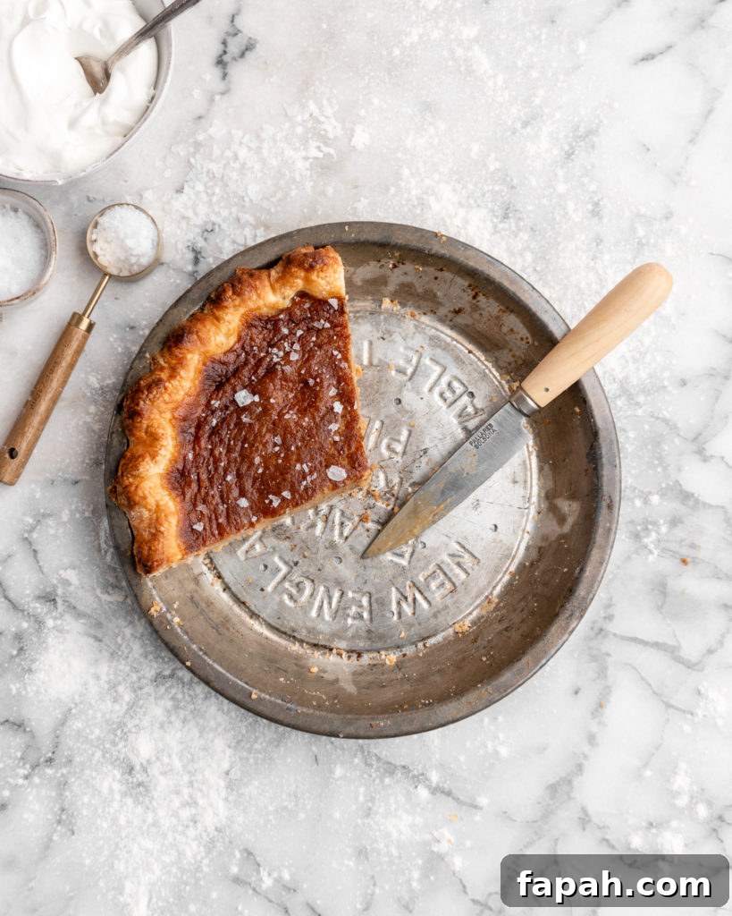 Rich and creamy French Canadian Sugar Pie