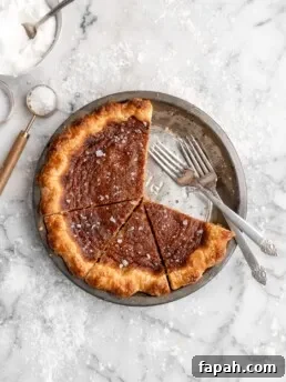 Rich and creamy French Canadian Sugar Pie