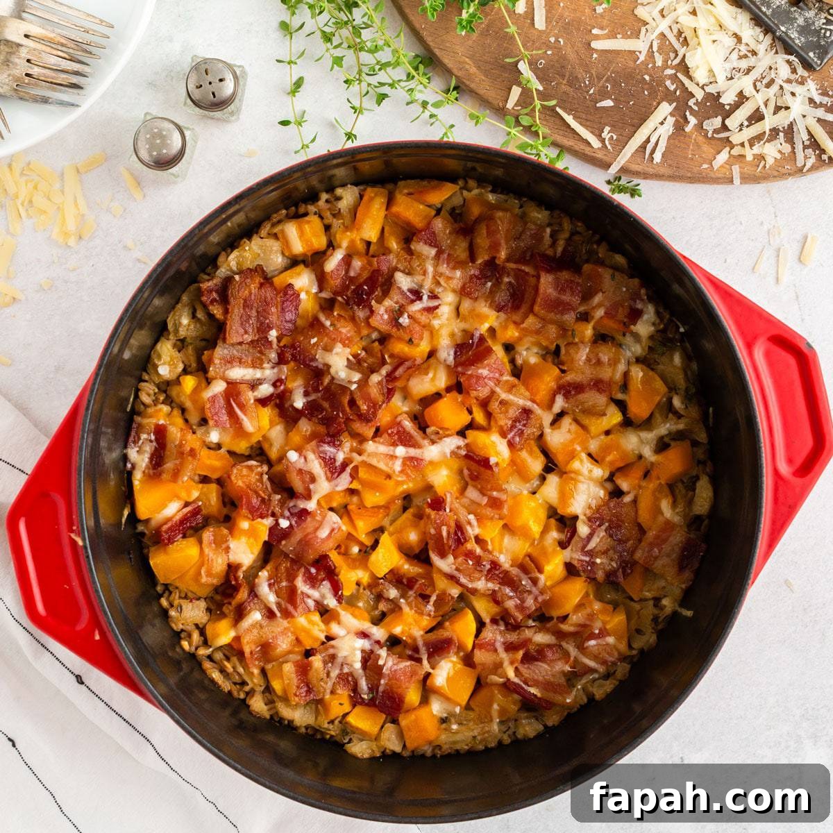 A Dutch oven casserole