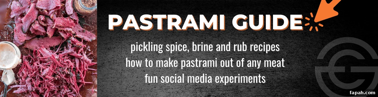 Pastrami Guide. pickling spice, brine and rub recipes