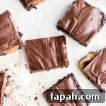 35 Gluten-Free Valentine’s Day Desserts to Delight Your Loved One 33 Caramel brownies on parchment paper.