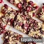 35 Gluten-Free Valentine’s Day Desserts to Delight Your Loved One 35 Crumb bars on parchment paper.