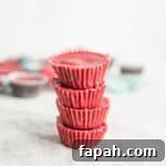 35 Gluten-Free Valentine’s Day Desserts to Delight Your Loved One 41 A stack of strawberry coconut butter cups.