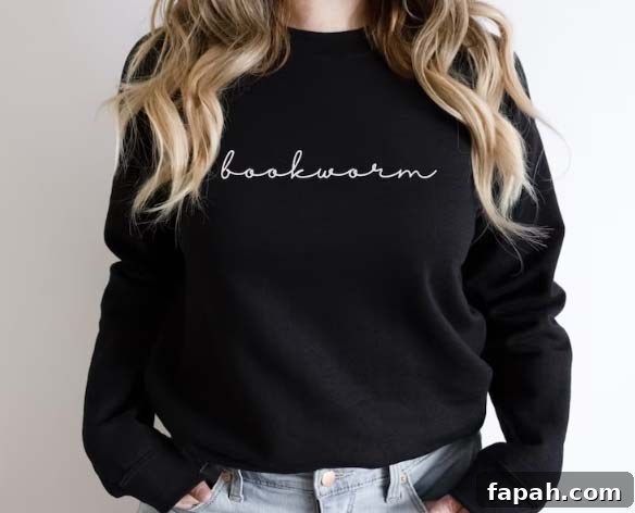 bookworm sweatshirt
