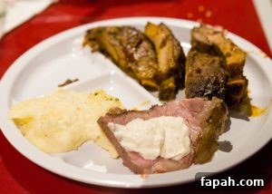 a plate of food at chef mickeys