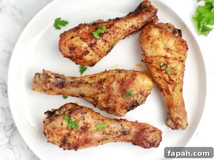 Air Fryer Frozen Chicken Drumsticks