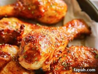 Air Fryer Apricot Glazed Chicken Drumsticks