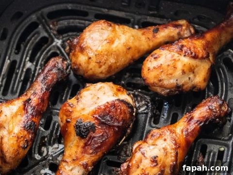 Air Fried Chicken Drumsticks with BBQ Sauce