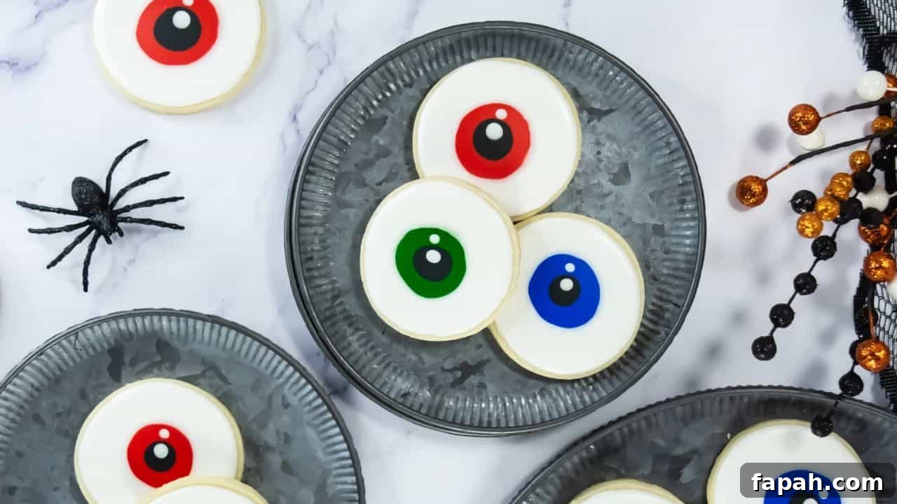 Spooky Eyall Cookies