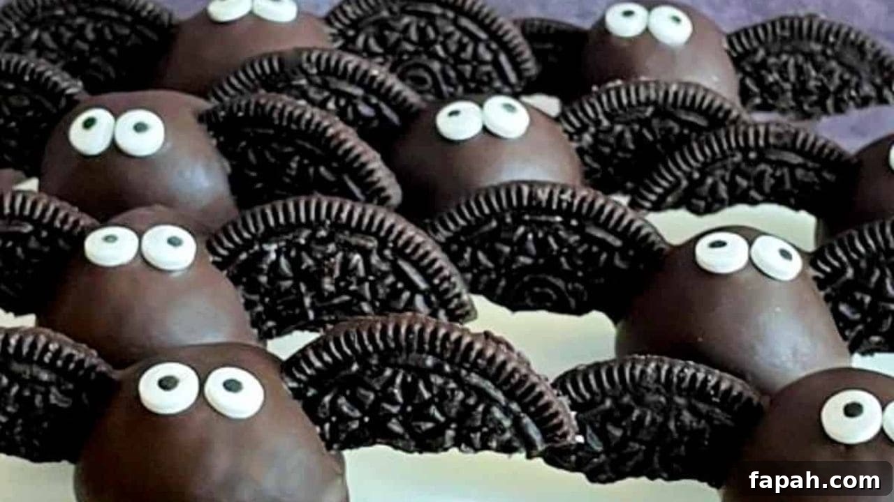 Halloween Bat Cake Pops.
