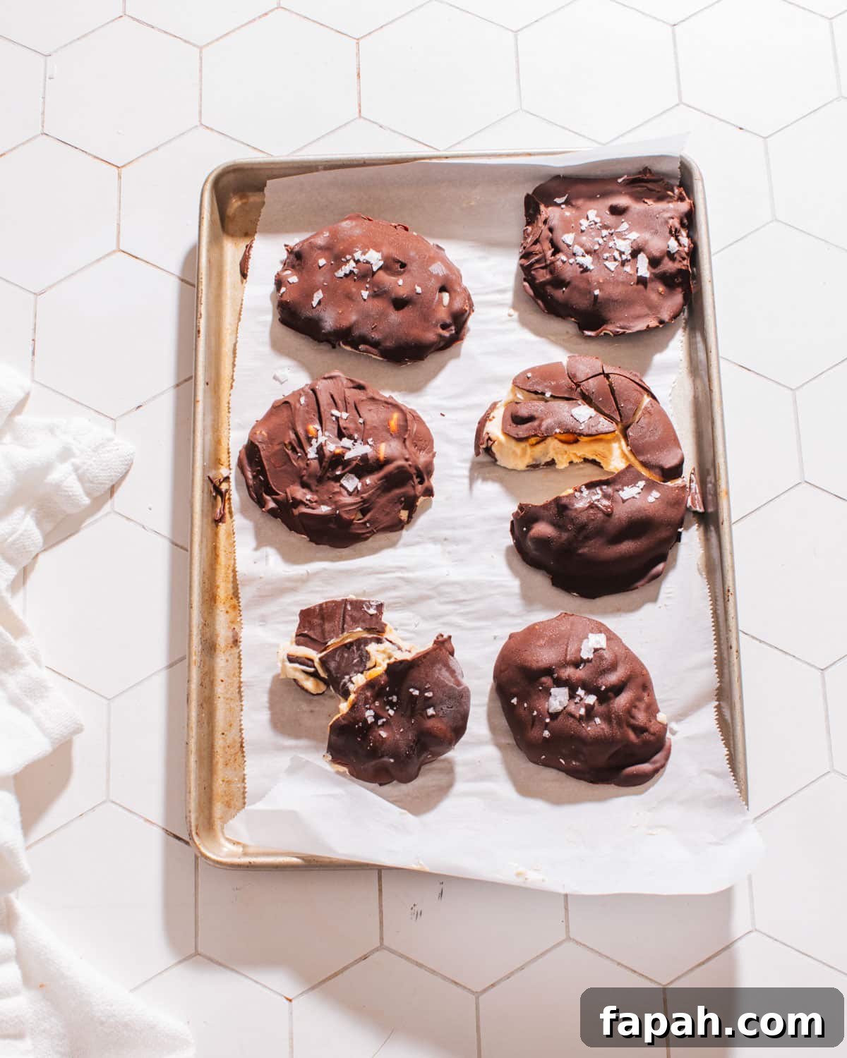 Peanut Butter Chocolate Frozen Yogurt Bites with Greek Yogurt 3 Chocolate Peanut Butter Frozen Yogurt Bites