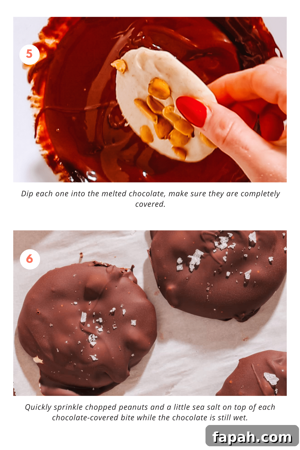 Peanut Butter Chocolate Frozen Yogurt Bites with Greek Yogurt 7 Peanut Butter Frozen Yogurt Bites Step 3