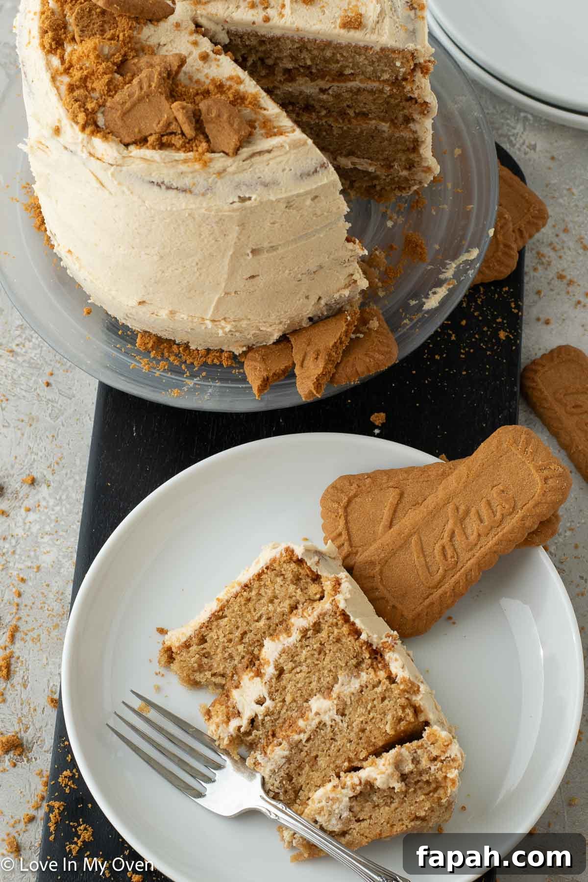 Decadent Cookie Butter Layer Cake Recipe 13 cookie butter cake