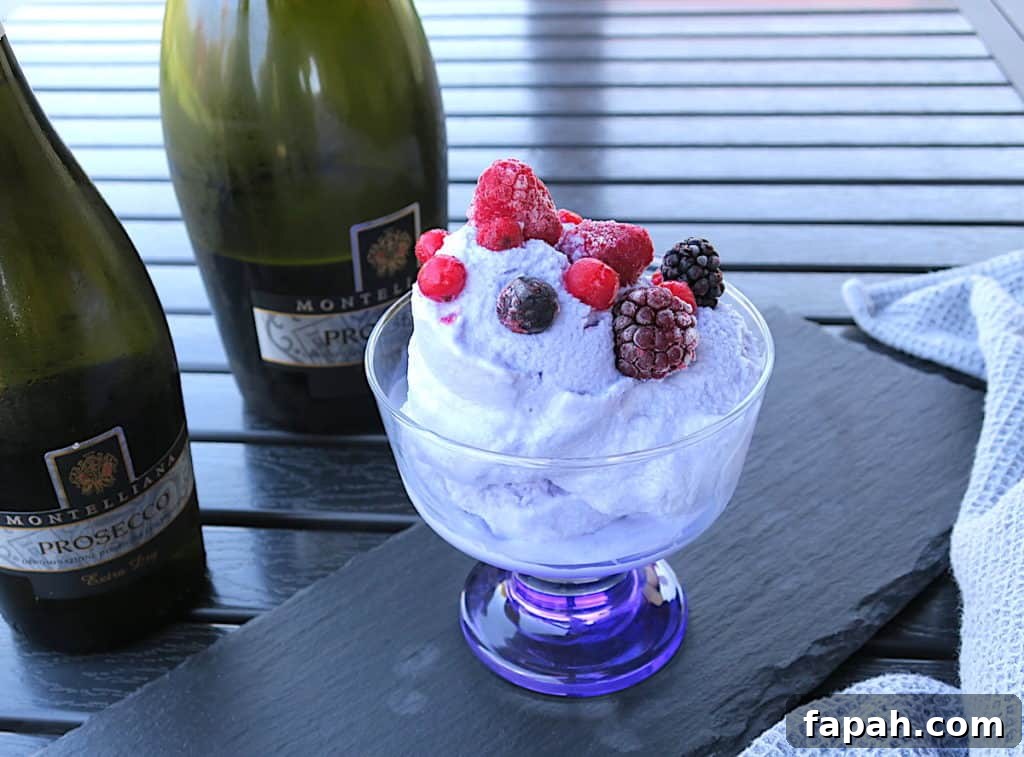 Luxury Sugar-Free Prosecco Sorbet Recipe 3 Luxury Sugar Free Prosecco Ice Cream Sorbet