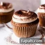 tiramisu cupcakes on serving board (2)