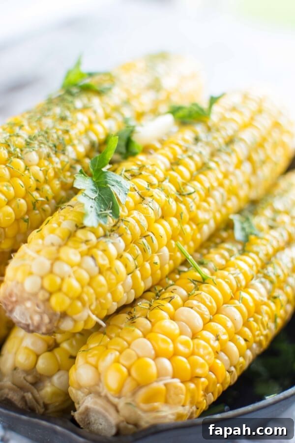 Slow Cooker Buttery Dill Corn