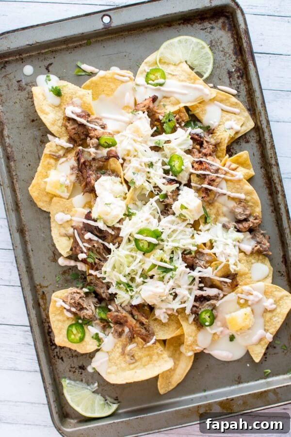 Slow Cooker Asian Chicken Nachos