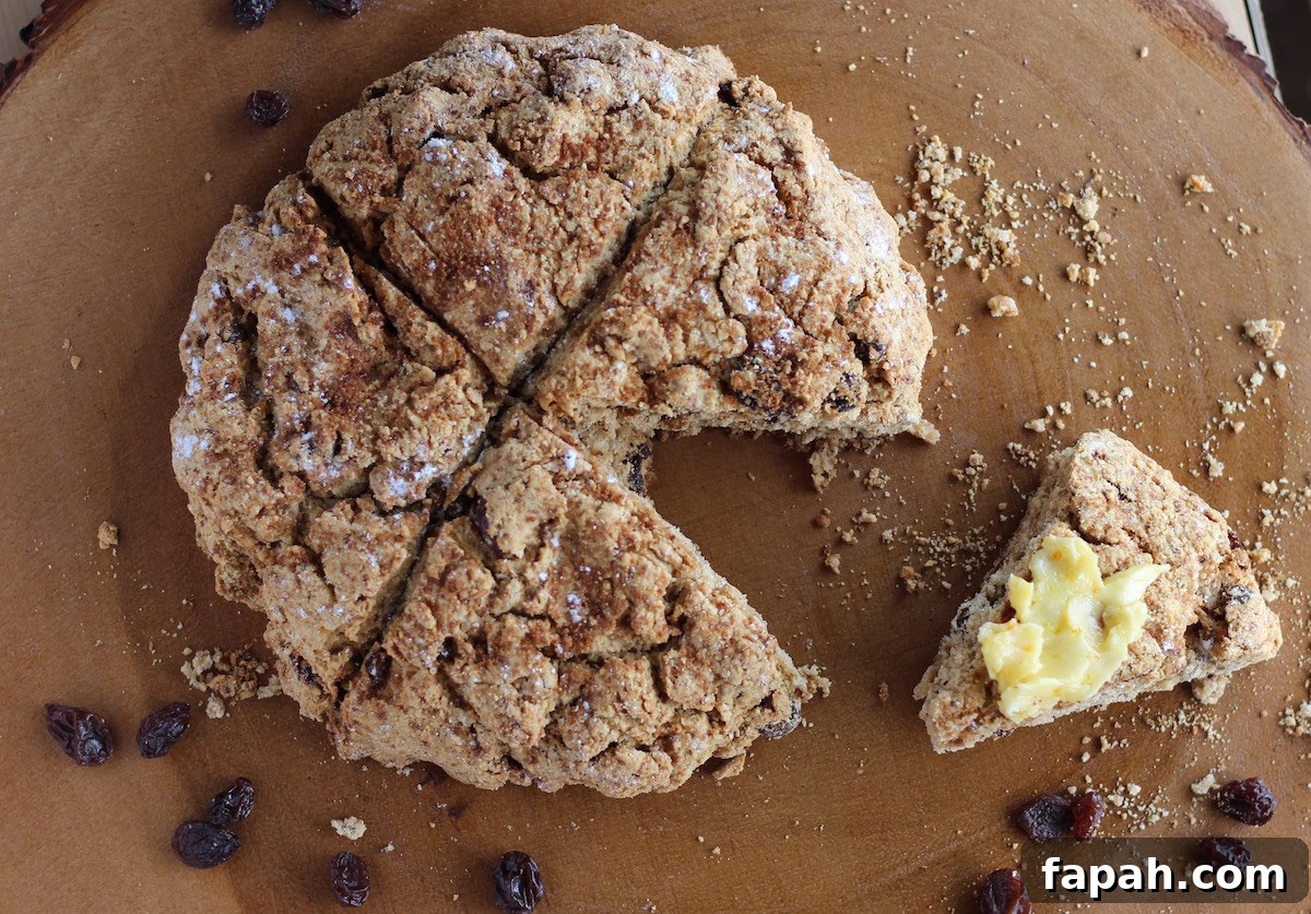 Paleo Irish Soda Bread with Orange Honey Butter - thick, warm soda bread slathered with sweet orange butter makes an addictive combination! | fedandfulfilled.com
