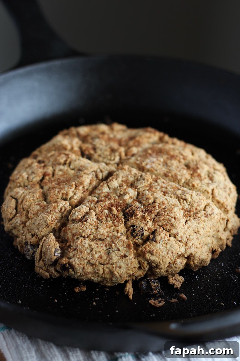 Paleo Irish Soda Bread with Orange Honey Butter - A salty, yet sweet pairing of soft, crumbly soda bread and zesty orange butter! | fedandfulfilled.com