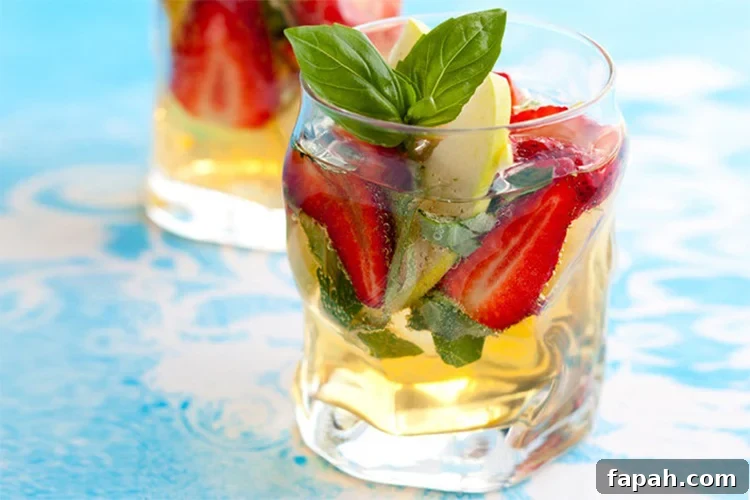 Strawberry-Basil Water