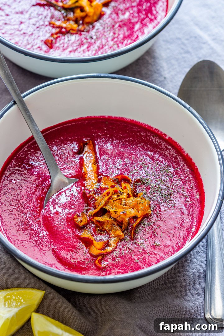 Healthy Roasted Beet Soup