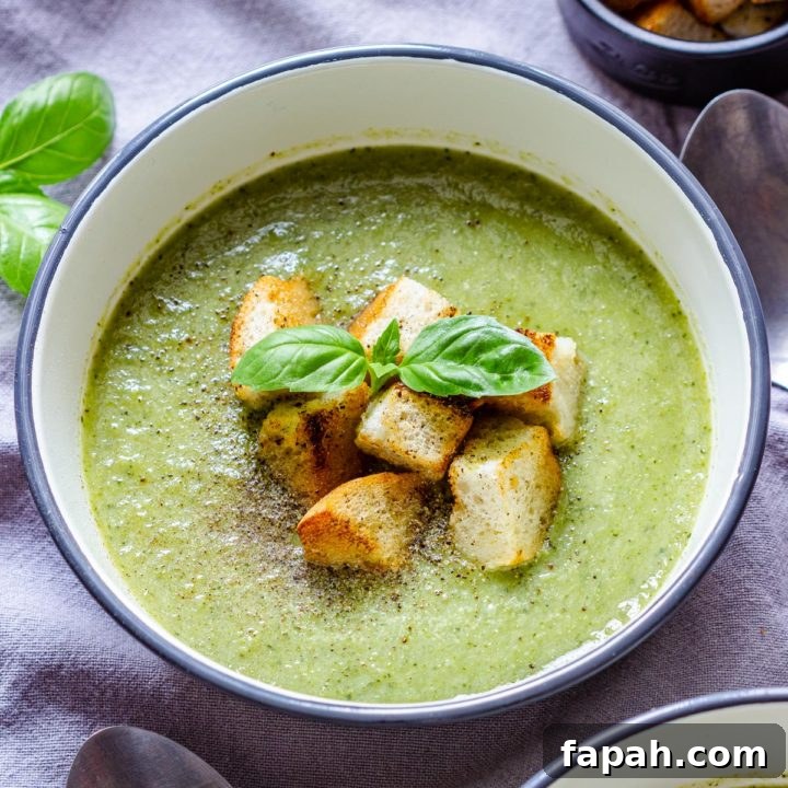 Creamy Broccoli & Celery Soup