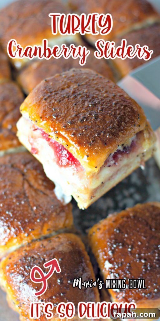 turkey slider on a spatula