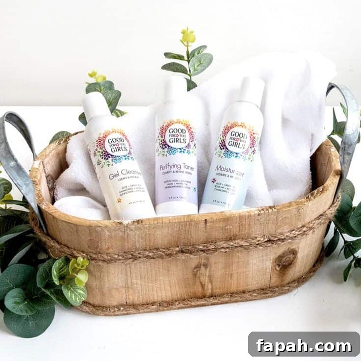 Natural Skincare for Teens & Tweens: 11 Organic, Non-Toxic Brands 21 Good For You Girls cleanser toner moisturizer