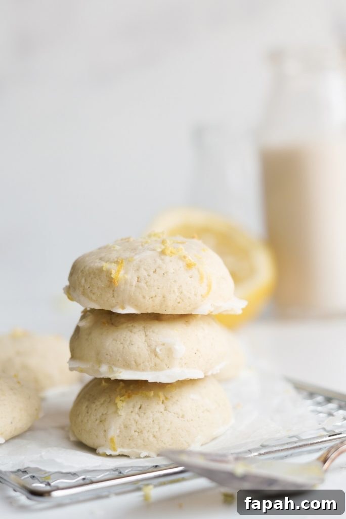 gluten free lemon drizzle cookies