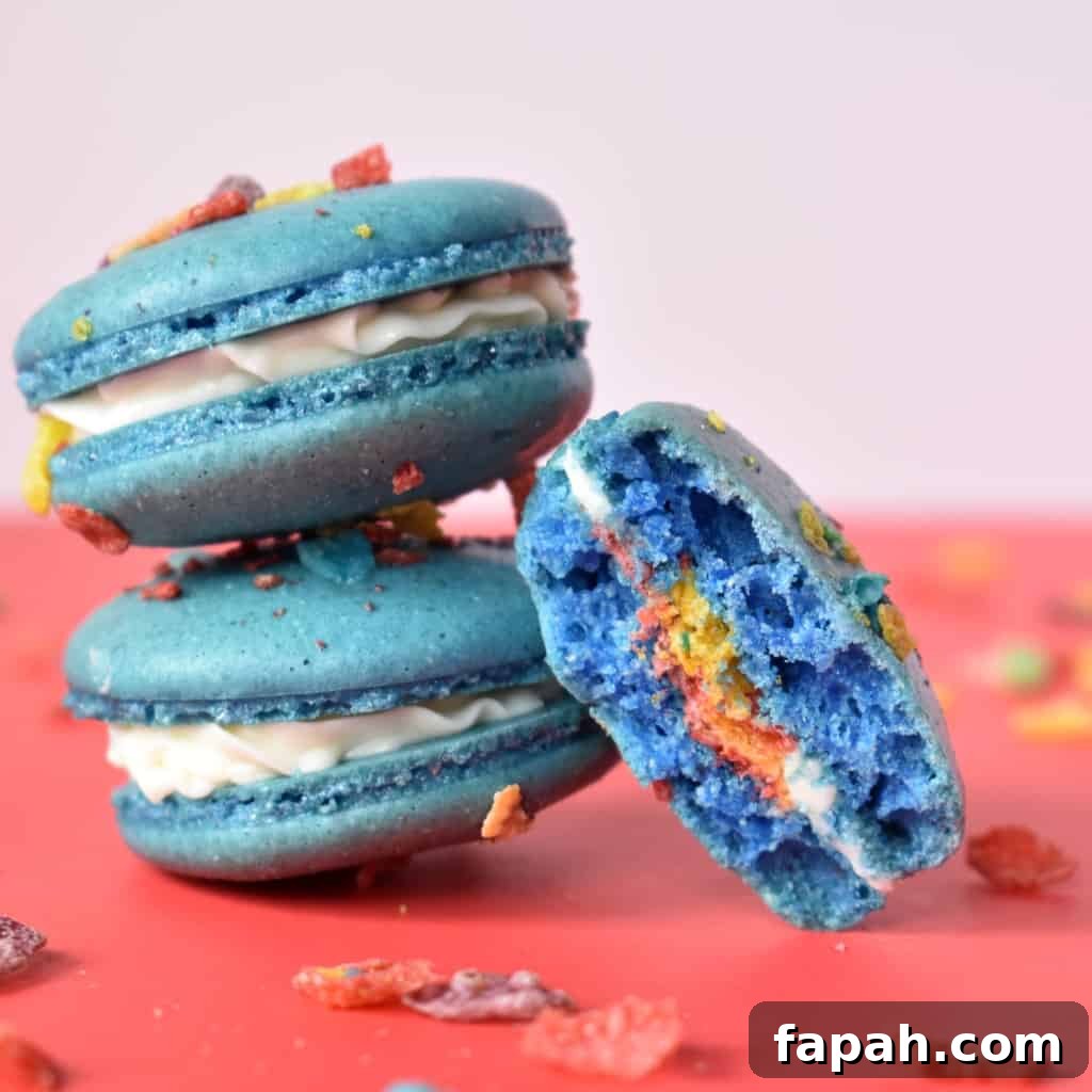 Fruity Pebbles Macarons