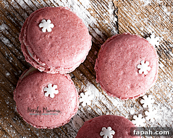 Pink Velvet Holiday Macarons Recipe