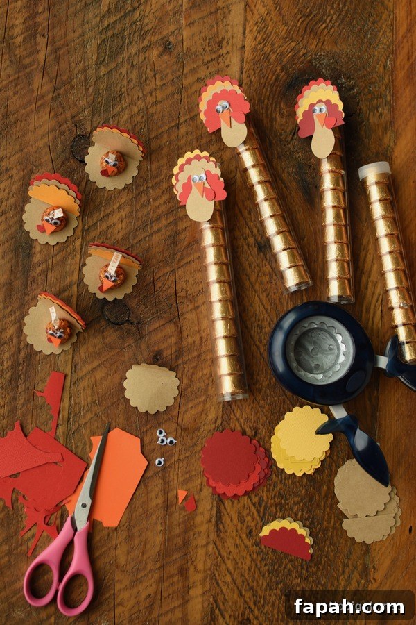 Thanksgiving Turkey Kisses how to
