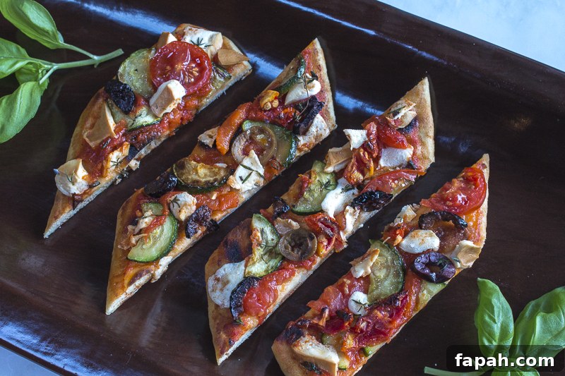 One more topping idea: Mixed Vegetables with Olives, Cheeses and Garlic