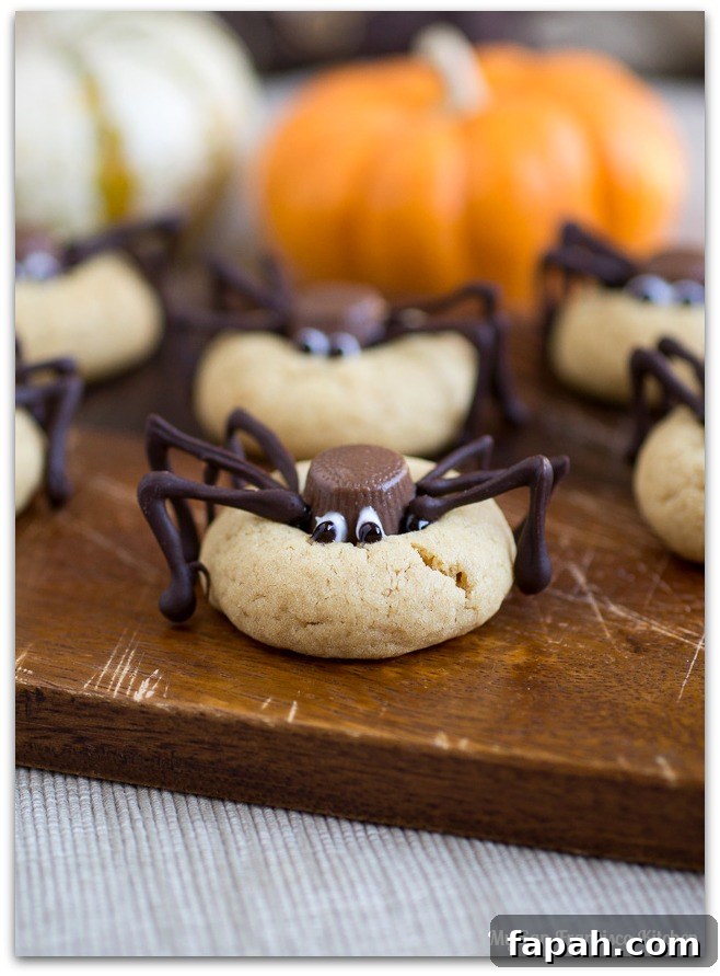 Peanut Butter Blossom Spider Cookies Recipe 2 peanut butter blossom spider