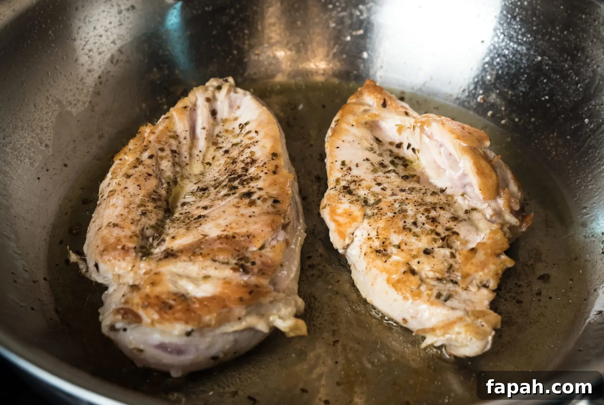 In pan closeup