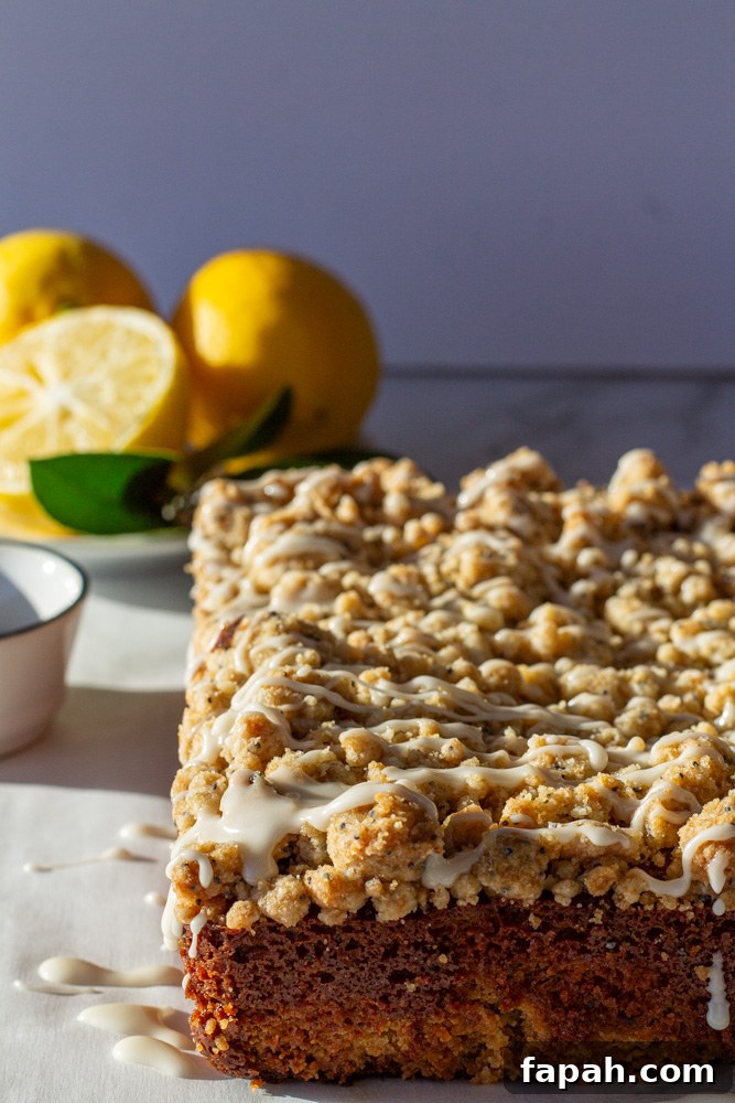 lemon poppy seed coffee cake