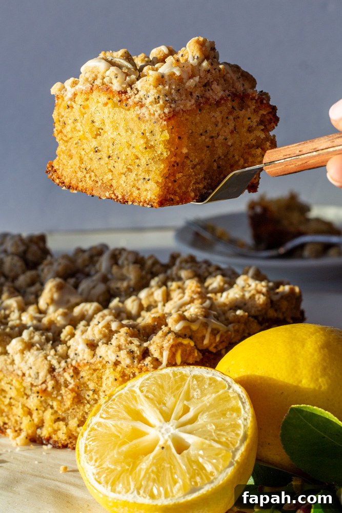 lemon poppy seed coffee cake