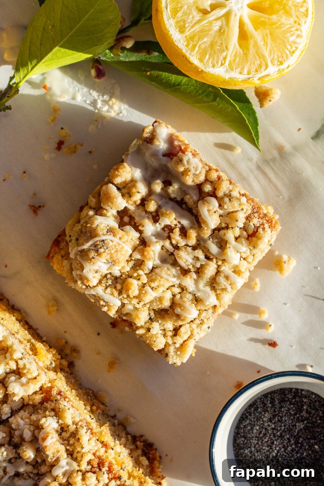lemon poppy seed coffee cake